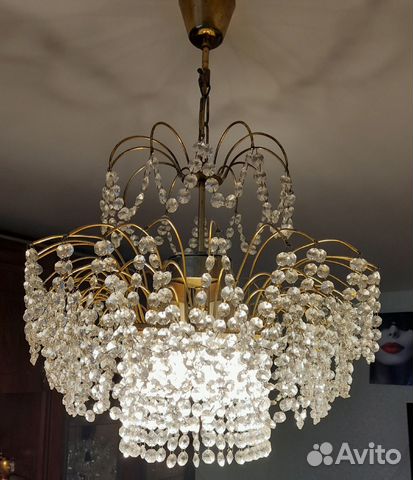 Люстра хрустальная чехия богемия jablonec