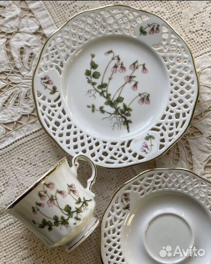 Винтажный резной фарфор в ассортименте