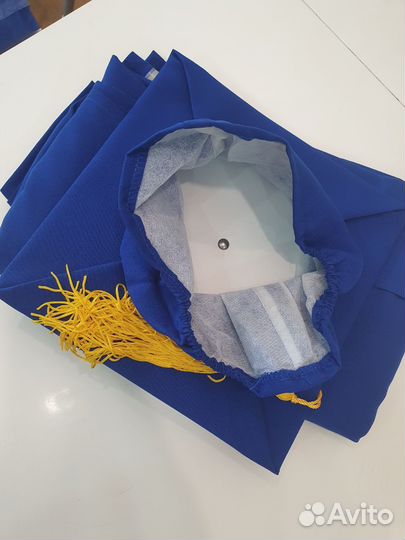 Мантия выпускника синяя университет