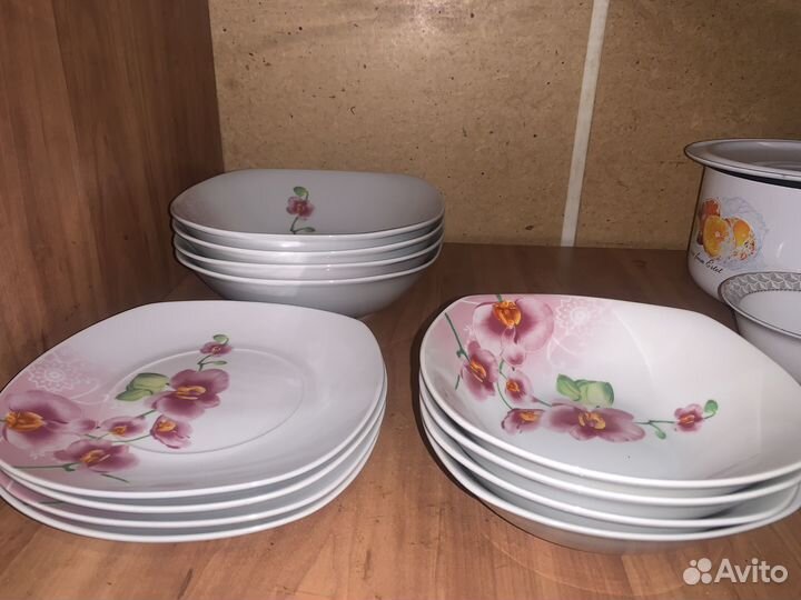 Набор посуды новый