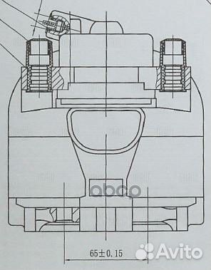 Суппорт торм. для а/м Ford Mondeo IV (07) /Volv