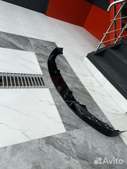 Сплиттер переднего бампера BMW 5 G30 MP