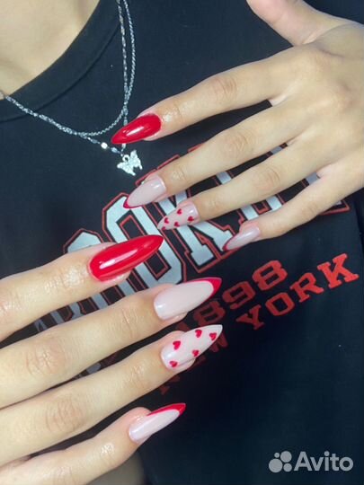 Наращивание ногтей на дому