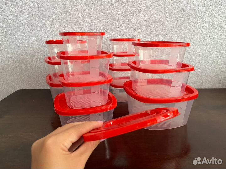 Набор контейнеров 30 шт новые