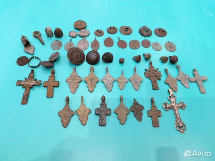 Копанина, нательные старинные кресты