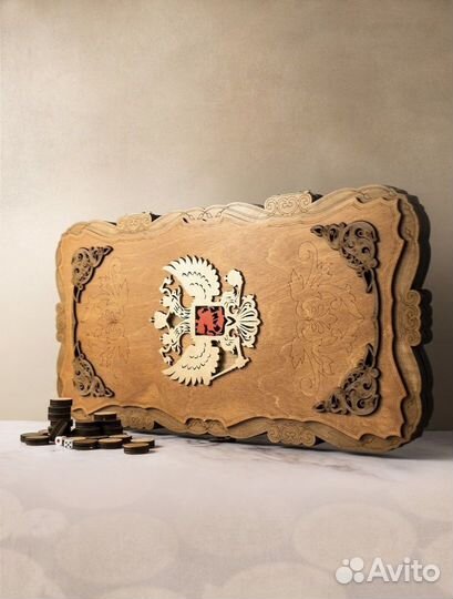 Нарды деревянные большие 50 на 50 Нарды