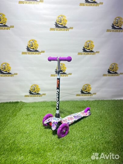 Самокат Mini scooter print TJ-702P