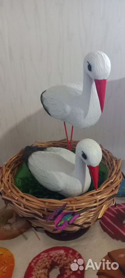 Аисты в гнезде