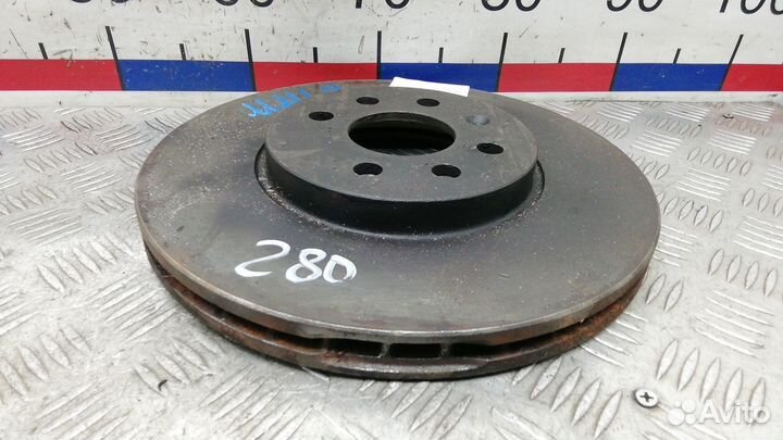 Диск тормозной передний Opel Astra H 2005