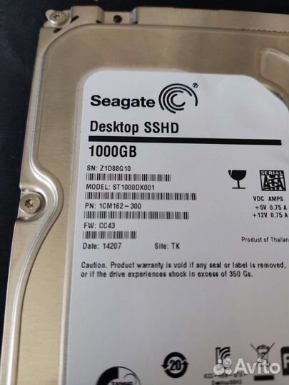Жесткий диск Seagate 1 tb