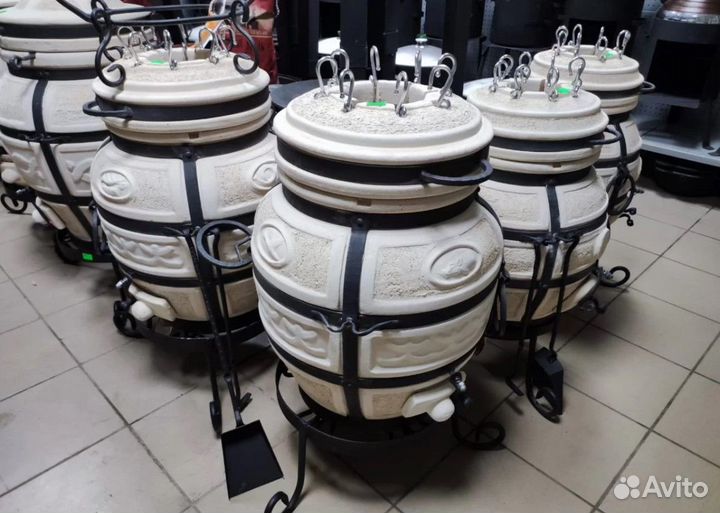 Тандыр Охотник с откидной крышкой Амфора