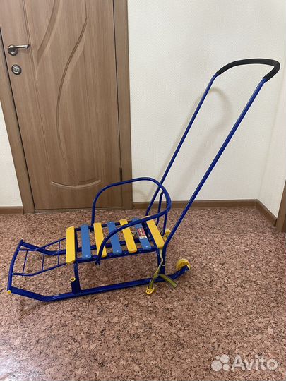 Санки с колёсами