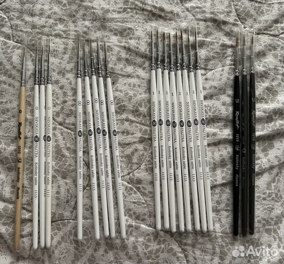 Кисти художественные белка Roubloff новые 20шт