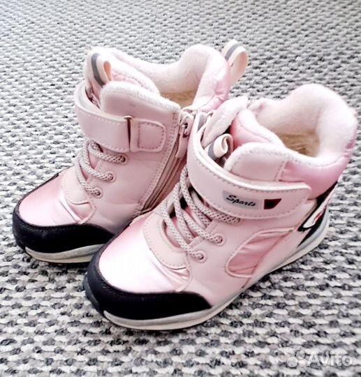Ботинки зимние для девочки размер 29