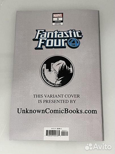 Комикс Fantastic four #3 (2019)