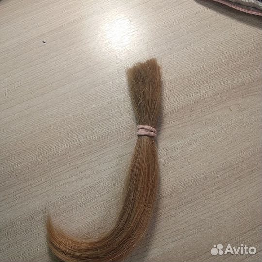 Волосы натуральные срез