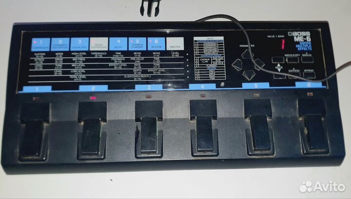 Гитарный процессор boss-me 6 Guitar Multi-Fx Pedal