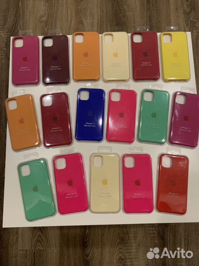 Чехлы на iPhone 11 silicone case