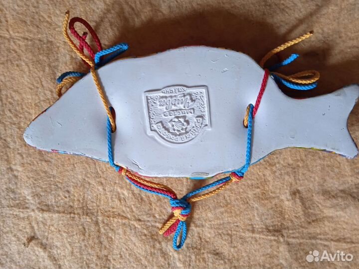 Фигурка рыба, керамика, ручная работа