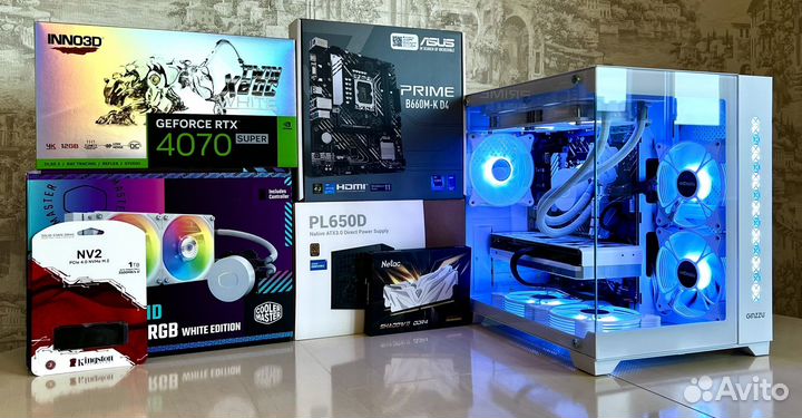 Игровой пк RTX 4070 Super/i5 12400f/32GB/1TB