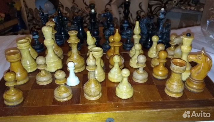 Набор Шахмат и Шашек времён СССР