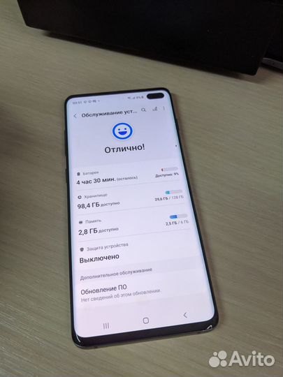 Samsung Galaxy S10 Plus Exynos Black Точка