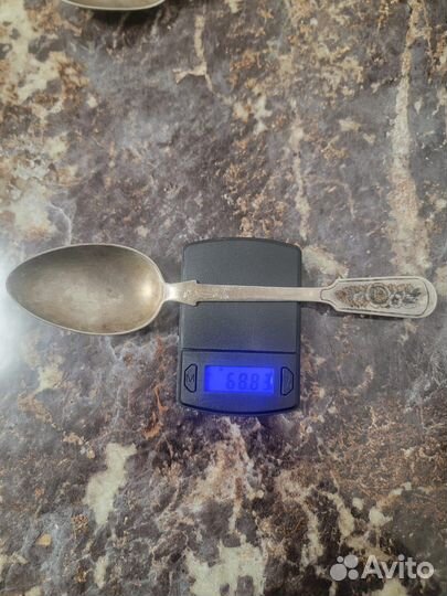 Серебряные столовые ложки 84