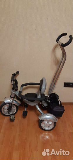 Детский велосипед с родительской ручкой