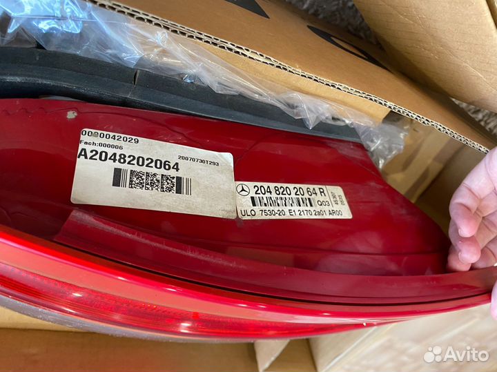 Задние фонари для Mercedes w204