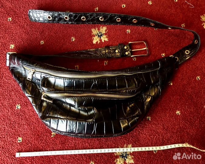 Сумка из кожи крокодила