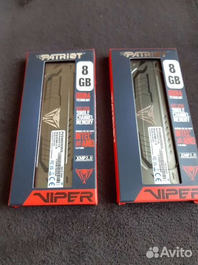 Оперативная память ddr4 16gb patriot viper
