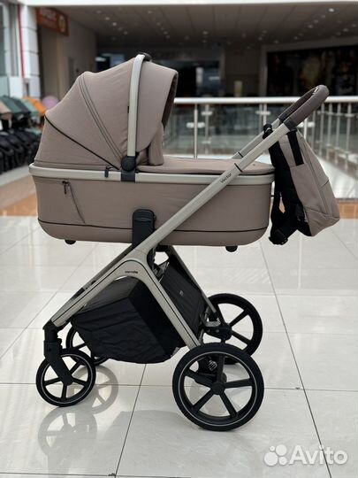 Коляска 3 в 1 carrello vector 2025 (темный беж)