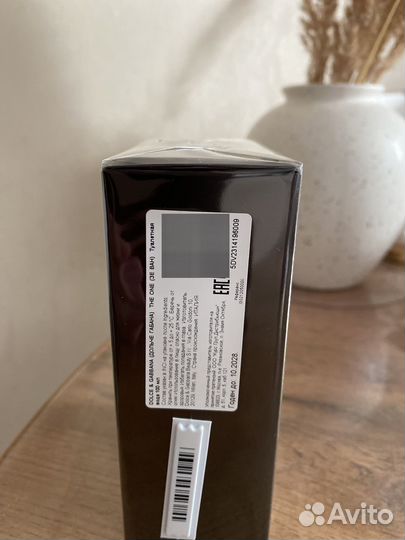 Новая Dolce&gabbana The One for Men Туалетная вода