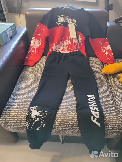 Флисовый костюм детский новый