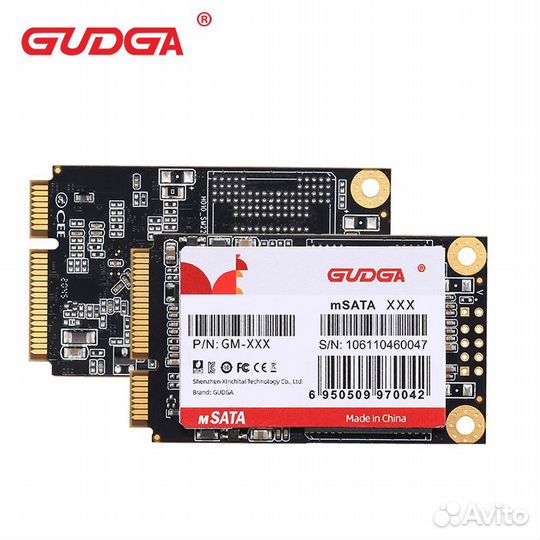 Новые msata 2242 SSD 128 Гб диски gudga