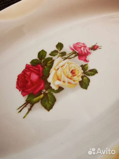 Блюдо сервировочное (селедочница). Добрушская фарф