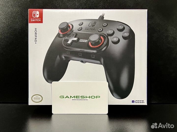 Switch: Hori. Проводной контроллер Horipad Plus