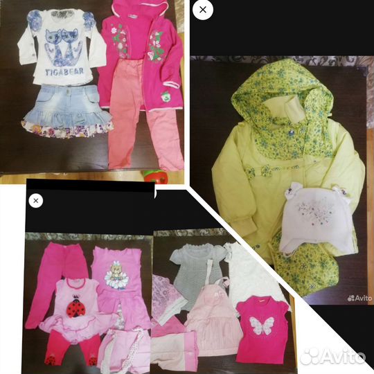 Одежда для девочки пакетом на 2-3 года
