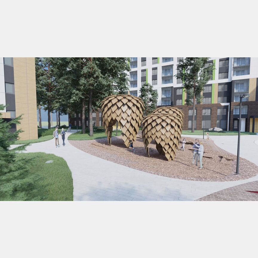 1-к. квартира, 53,1 м², 15/17 эт.