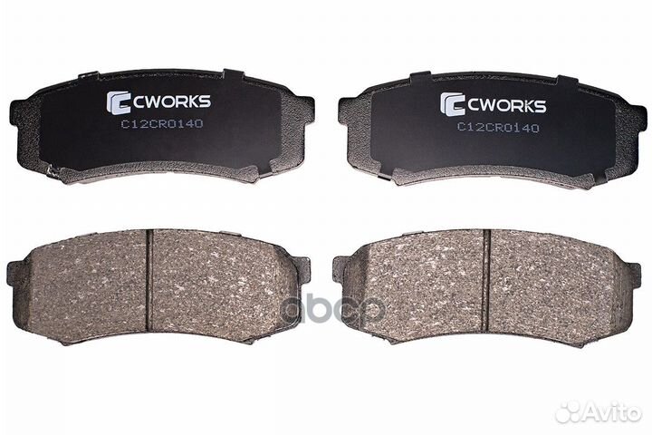 Колодки задние cworks C12CR0140 C12CR0140 cworks