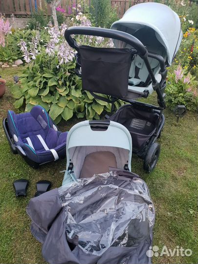 Коляска 2в1 easywalker и автолюлька maxi-cosi