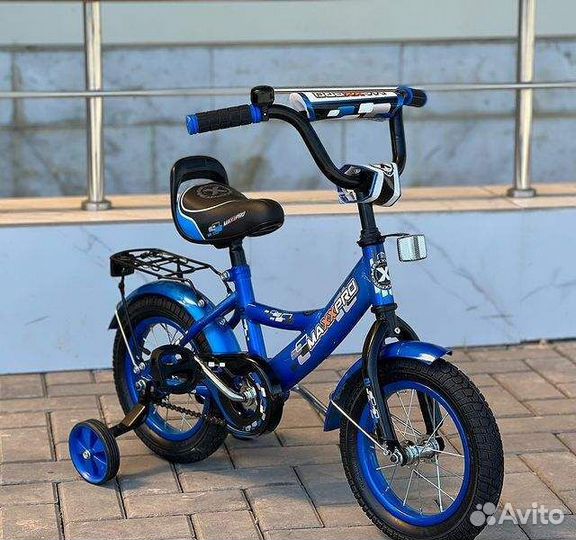 Детский четырехколесный велосипед 12
