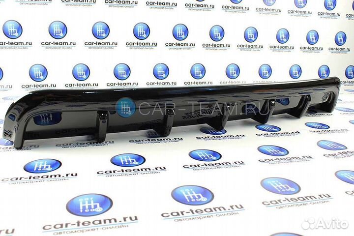 Дифузор на задний бампер Лада Приора -2