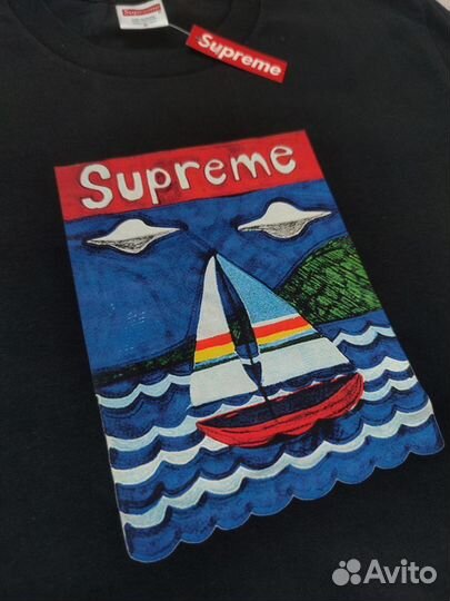 Футболки Supreme SS20 Week 8 Sailboat tee черная