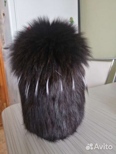 Шапка норковая женская новая