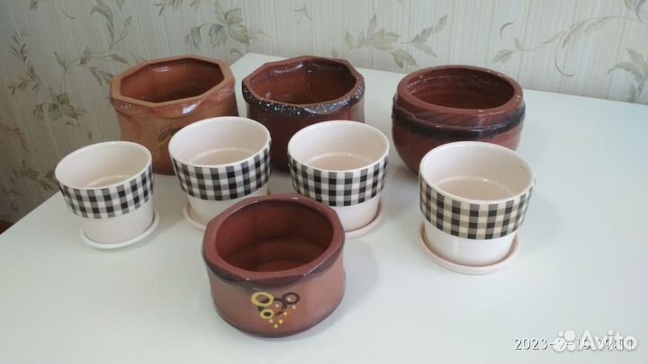 Горшки керамические для цветов