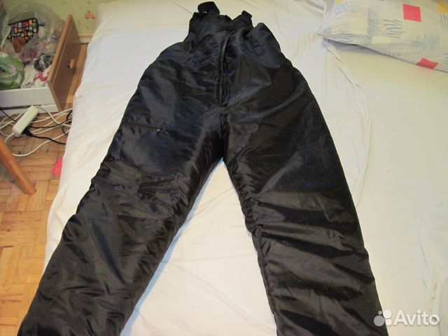 Теплый мужской комбинезон (черный)