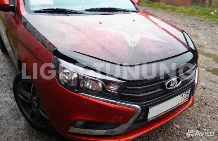 Дефлектор капота Лада Веста