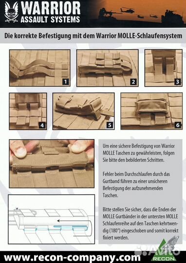 Warrior.338/7.62 Mag Pouch Multicam