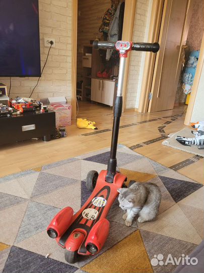 Самокат детский трехколесный бу